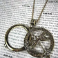 The Tizana 6x Magnifying Glass Pendant Necklace