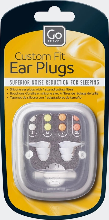 Go Travel Custom Fit Ear Plugs White