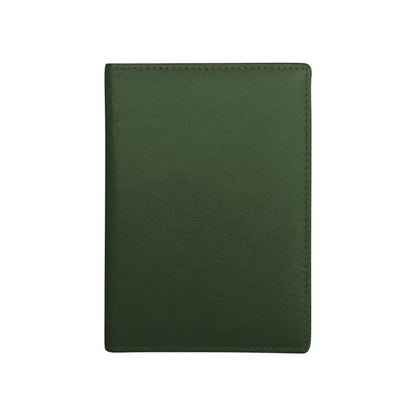 ili New York RFID Leather Passport Wallet- 6753 Hunter Green