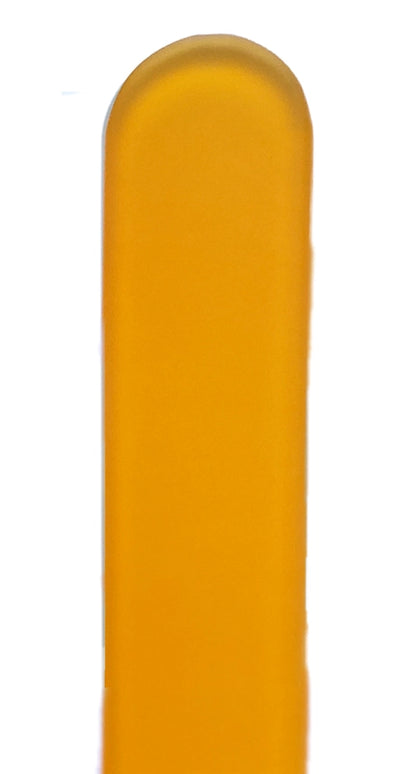 Czech Crystal Nail File - Size Small- Classy Color Collection Yellow