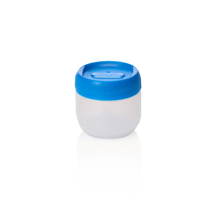 Humangear Stax (Singles) - Connectable Travel Containers - Size Small Small Mid w Blue Lid