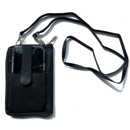 *NEW* Big Skinny RFID Blocking Cambridge Crossbody Phone Wallet Hands-Free