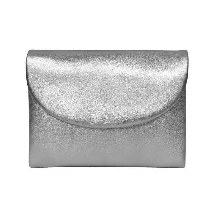 ili New York Leather RFID Trifold Compact Mini Wallet - 7105