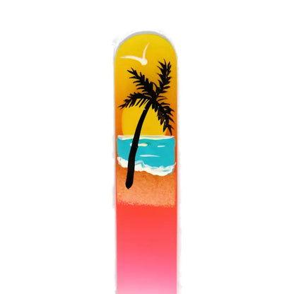 Czech Glass Nail File - Small- Hand Painted