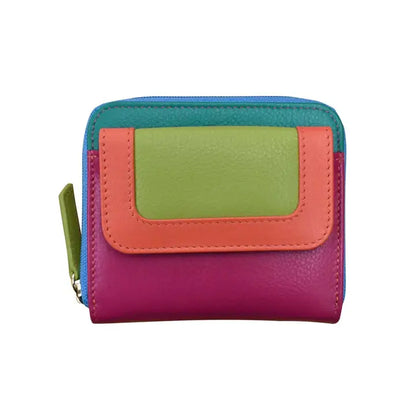 ili New York Leather RFID Small Pocket Wallet - 6239
