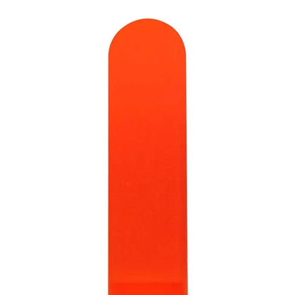 Czech Glass Nail File - Medium- Classy Colors Orange