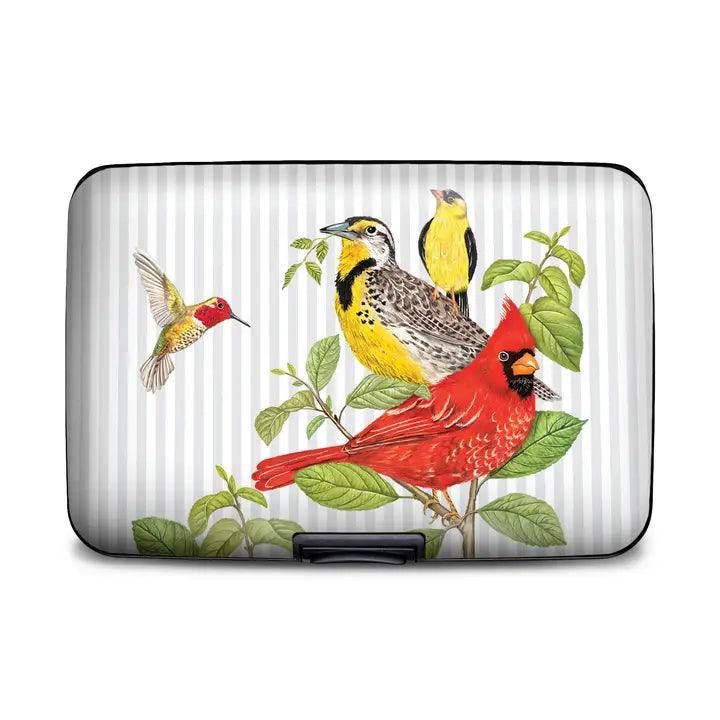 Monarque RFID Armored Wallet Mary Lake Thompson Birds