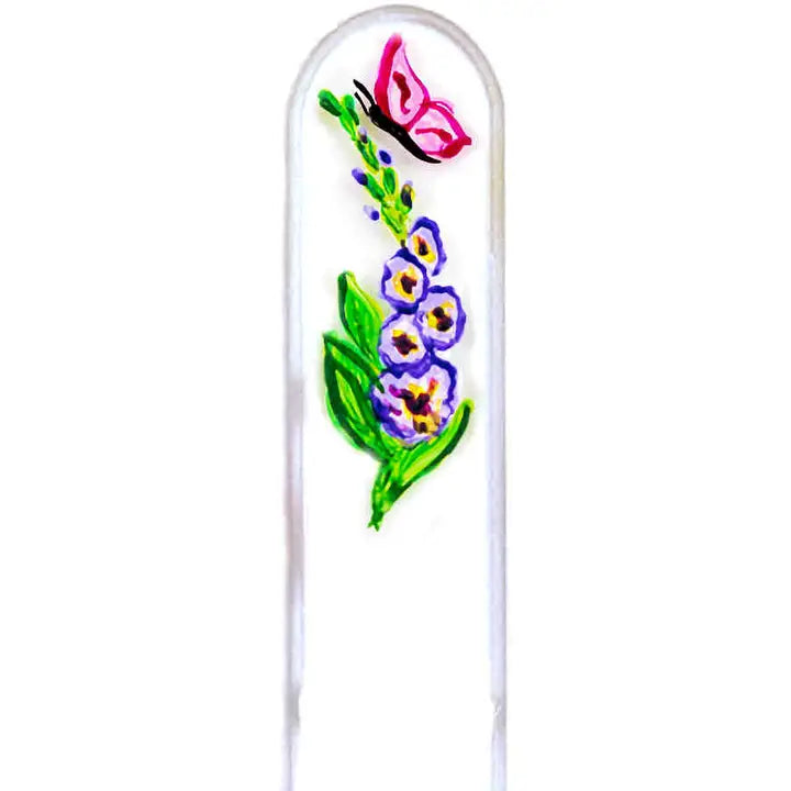 Czech Crystal Nail File - Large- Hand Painted Collection- $14