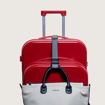 Cincha Connector Add-A-Bag Utility Luggage Strap- Set of 2 Houndstooth