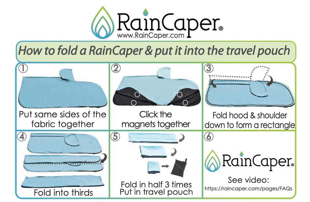 RainCaper Rain & Travel Cape- $67.95- $76.95