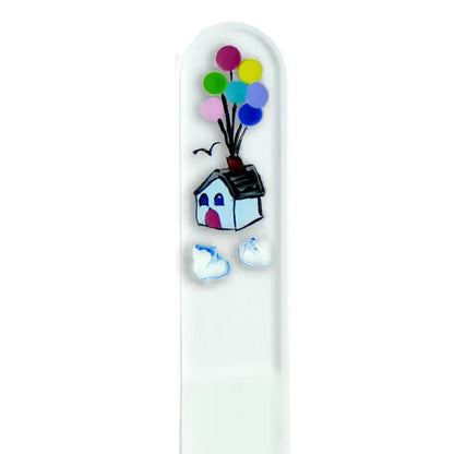 Czech Glass Nail File - Small- Hand Painted