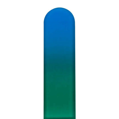 Czech Glass Nail File - Medium- Classy Colors Blue Green