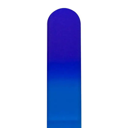 Czech Glass Nail File - Medium- Classy Colors Blue