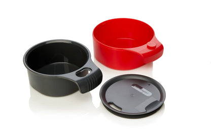 Humangear Insulated Cupcup Charcoal Red