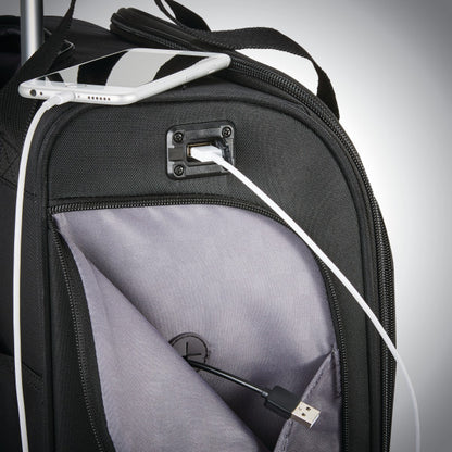 Samsonite Softside Underseat Spinner w/ USB Port