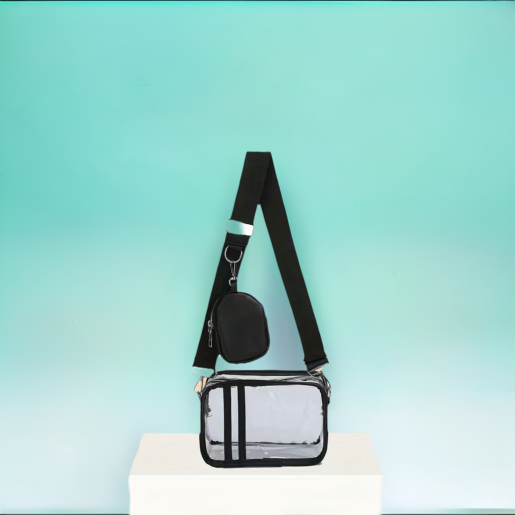 Crossbody Stadium Bag with Opaque Coin Purse Lieber's Luggage