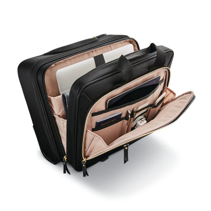 Samsonite Mobile Office 2-Wheeled Zippered Briefcase