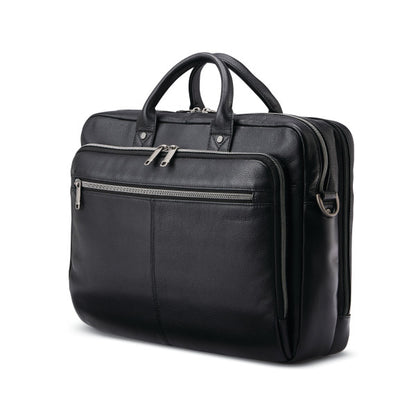 Samsonite CLASSIC LEATHER Toploader Zippered Briefcase