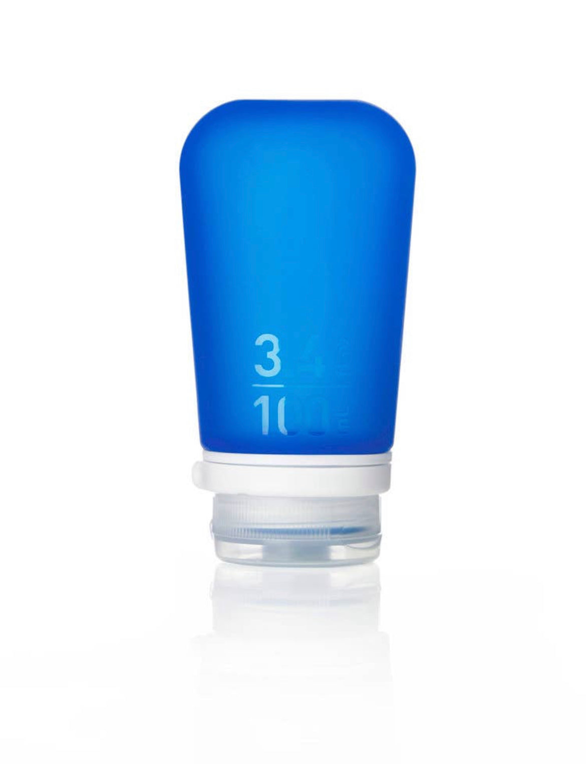 Humangear- 3.4 oz  GoToob+ Silicone Toiletry 3-1-1 Bottle (LARGE) - Assorted Colors