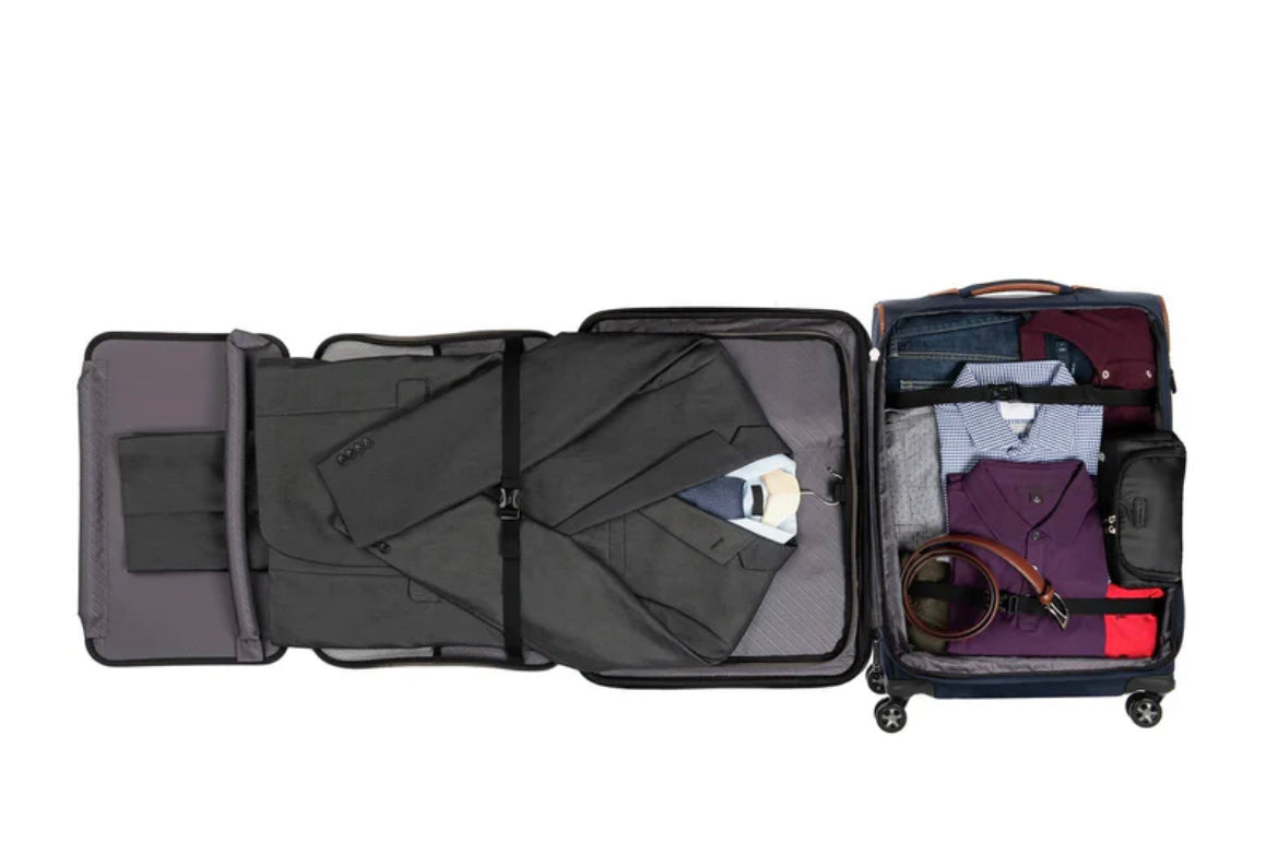 Travelpro Crew™ VersaPack™ Maleta giratoria expandible de lados blandos con registro mediano de 25" con maleta - 4071865
