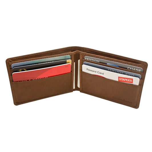 ili New York RFID Slim Bifold Wallet with Back I.D.