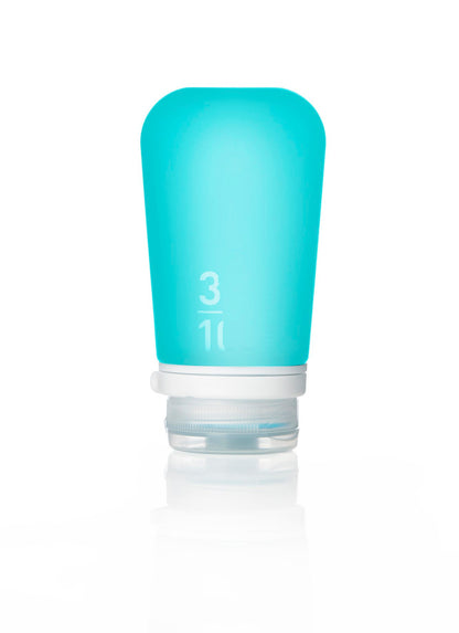 Humangear- 3.4 oz GoToob+ Silicone Toiletry 3-1-1 Bottle (LARGE)