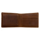 ili RFID Bifold Leather Wallet (Brown)