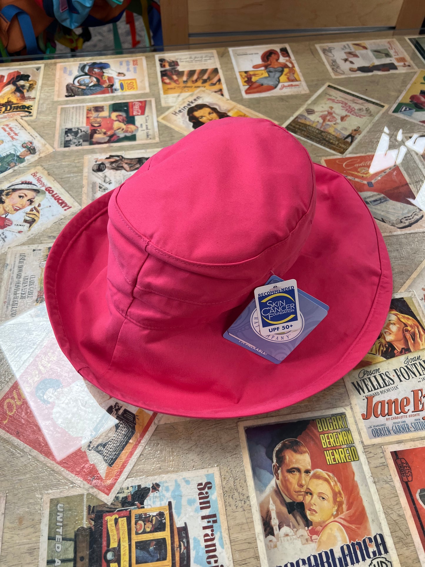 Wallaroo Casual Traveler Hot Pink Hat