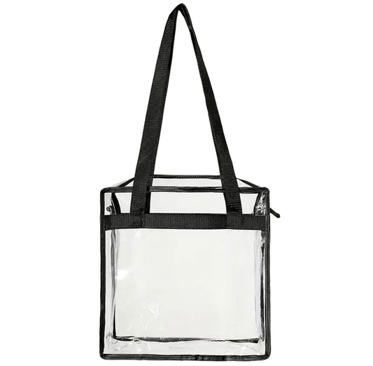 Deluxe Clear 2 POCKET TOTE