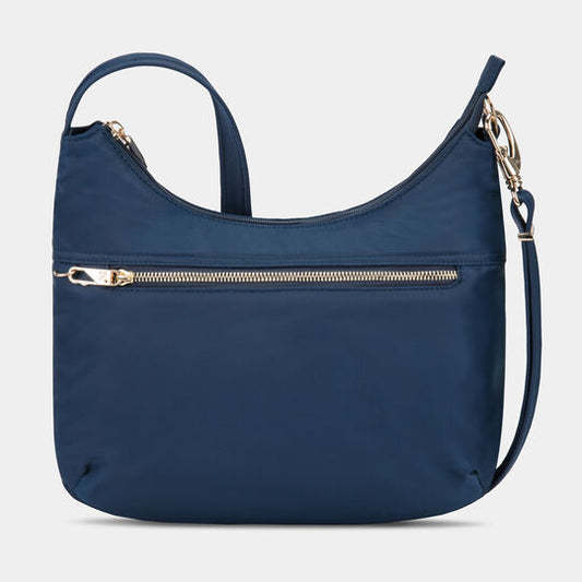 Travelon Anti-Theft RFID Tailored Hobo Handbag/Purse Sapphire