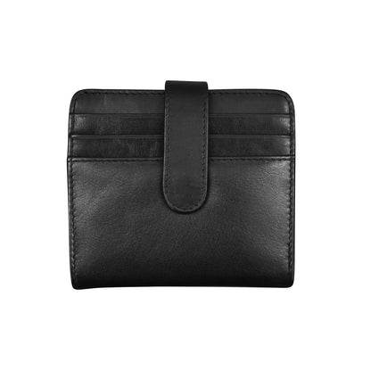 ili New York Bi-Fold RFID Credit Card Wallet- 7301 Black