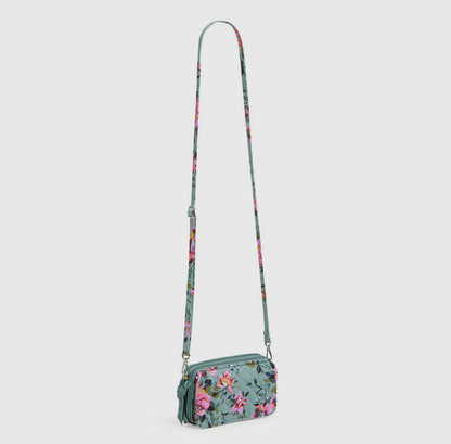 Final Sale- Vera Bradley - RFID All in One Crossbody - Recycled Cotton