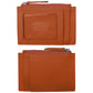 ili New York RFID Leather Zippered I.D. Card Case- 7416