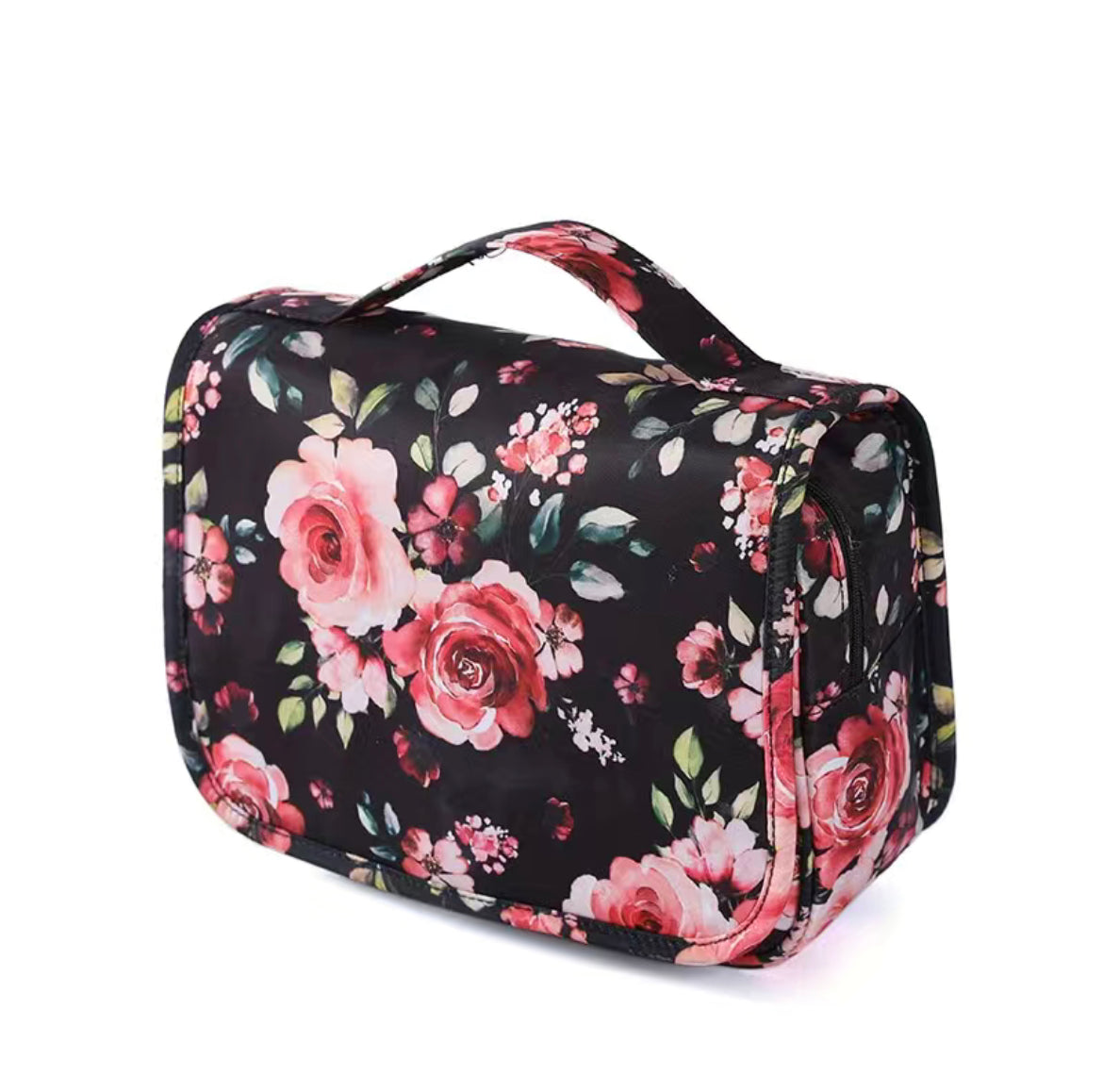 On Sale - Flap Polyester Hanging Toiletry Bag- Classic Rose