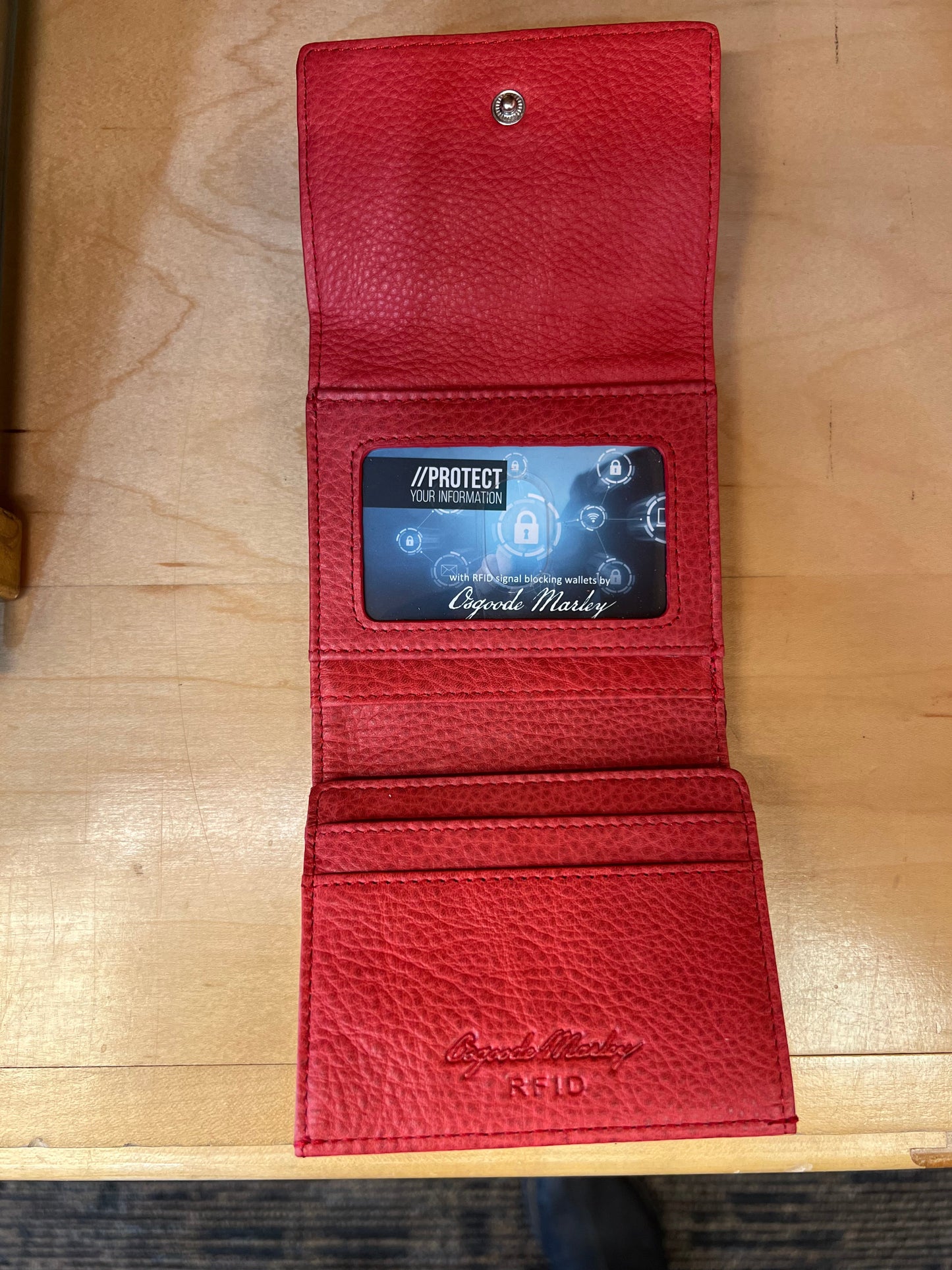 Osgoode Marley RFID Leather Ultra Mini Wallet- 1402