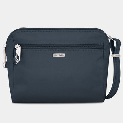 Travelon Anti-Theft RFID Crossbody Pack/Purse Midnight