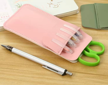 Vegan Pen Holder/Pocket Protector for purse or bag - $2.00