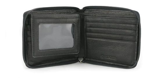 Osgoode Marley RFID Zippered Passcase Leather Wallet
