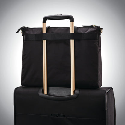 Samsonite MOBILE SOLUTION Convertible Slim Zippered Briefcase/Laptop Tote