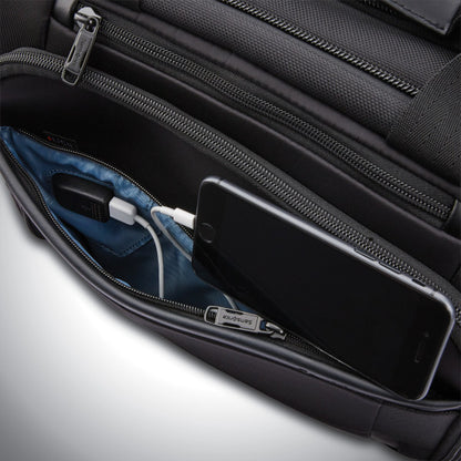 SAMSONITE PRO RFID Mobile Office 2-Wheeled Zippered Briefcase/Suitcase