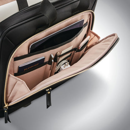 Samsonite Mobile Office 2-Wheeled Zippered Briefcase