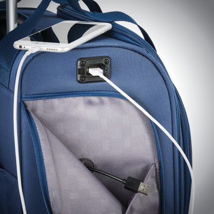 Samsonite Softside Underseat Spinner w/ USB Port