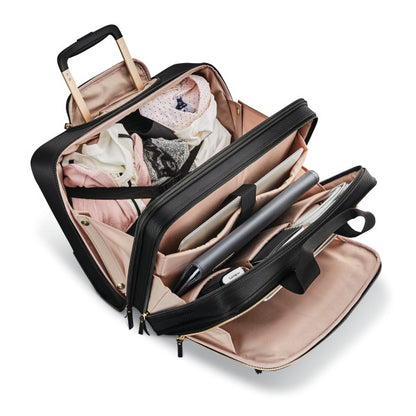 Samsonite Mobile Office 2-Wheeled Zippered Briefcase