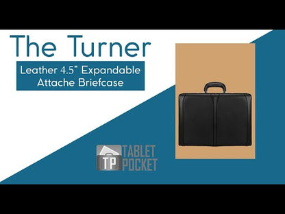 McKleinUSA TURNER | 4.5” Leather Expandable Attaché Briefcase