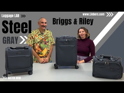 Briggs & Riley Baseline 22” Essential Softside 2-Wheel Carry-On with Suiter (Free Monogram)- BLU122CX