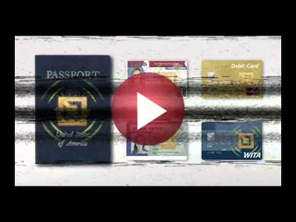 Cartera con cremallera para pasaporte familiar con bloqueo RFID Travelon 