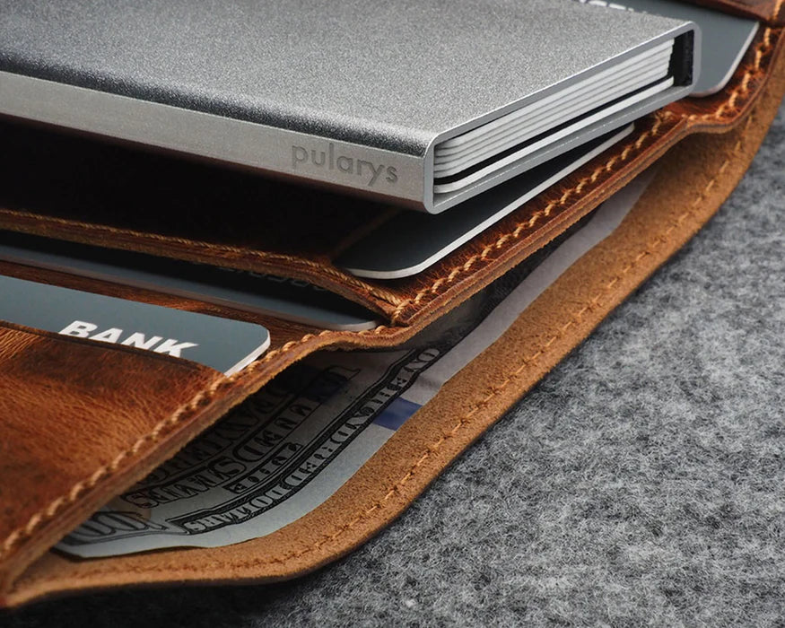 Retro 51 Pularys - COLORADO RFID Wallet | Light Brown