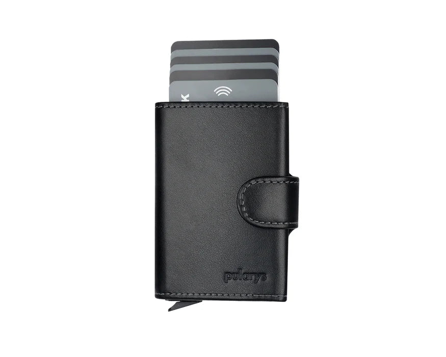 Pularys - SOLO RFID Wallet - Italia Leather Black