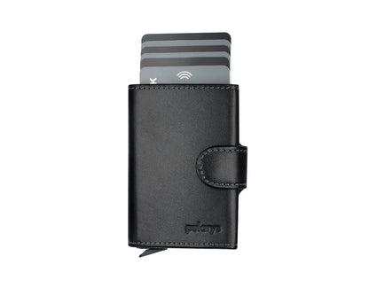 Pularys - SOLO RFID Wallet - Italia Leather Black