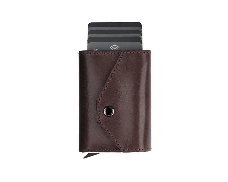 Pularys - PORTER RFID Wallet - Nomad Leather Brown